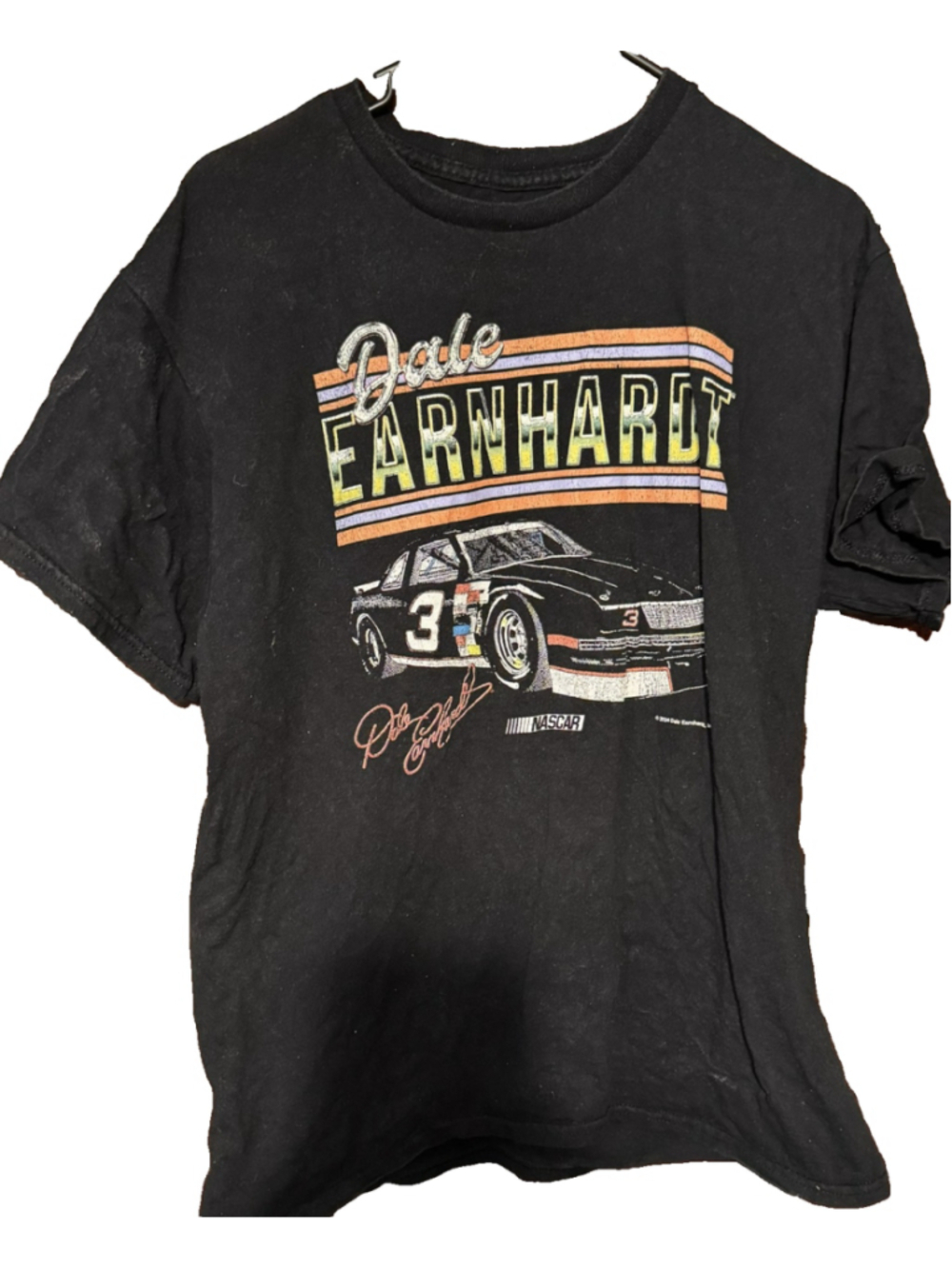 Dale Earnhardt NASCAR Vintage #3 T-Shirt Men's Size L Black